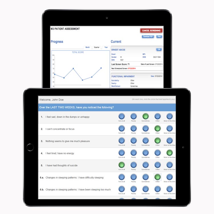 M3 Clinician Behavioral Health Screenings, Reporting & Reimbursements